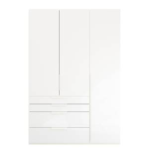 Armoire Purisma avec portes en verre B Blanc alpin - Largeur : 151 cm