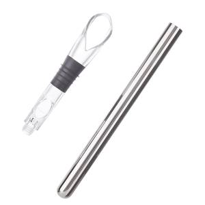 Verseur à vin SOMMELIER Argenté - Métal - Matière plastique - 2.5 x 2.5 x 32 cm