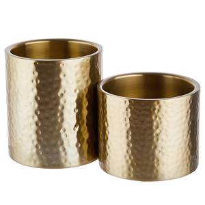 Kerzenhalter-Set GRAND 2-teilig Aluminium - Gold