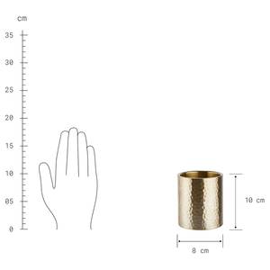 Kerzenhalter-Set GRAND 2-teilig Aluminium - Gold