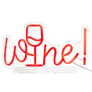 LED-lamp NEON VIBES Wine acrylglas - rood