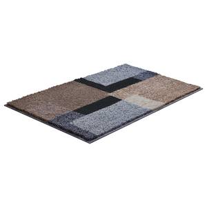 Tapis de bain Atala Polyacrylique - Marron / Gris - 60 x 100 cm