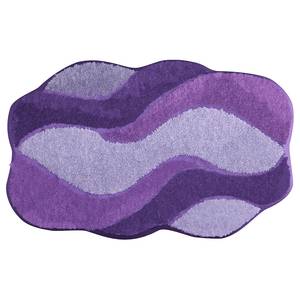 Tapis de bain Carmen Polyacrylique - Violet foncé - 80 x 140 cm