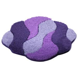 Tapis de bain Carmen Polyacrylique - Violet foncé - 60 x 60 cm