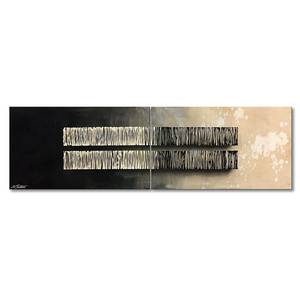 Impression sur toile Dark Savanna Cadre en bois massif avec toile