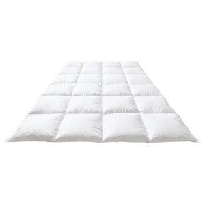 Piumino Sleepwell Comfort caldo Cotone / Piuma d’oca - Bianco - 135 x 200 cm