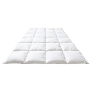 Piumino Sleepwell Comfort extra caldo Cotone / Piuma d’oca - Bianco - 140 x 200 cm
