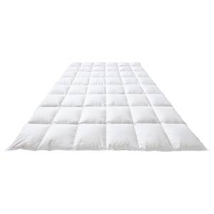 Daunenbettdecke Premium 750 Warm Baumwolle / Gänsedaunen - Weiß - 240 x 220 cm