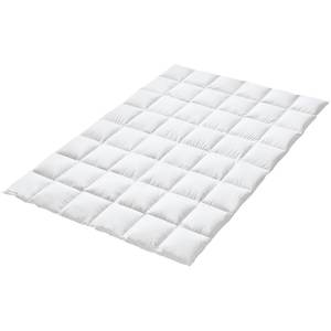 Daunenbettdecke Prinzessin 800 Warm Baumwolle / Gänsedaunen - Weiß - 200 x 220 cm