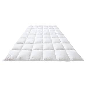 Daunenbettdecke Prinzessin 800 Warm Baumwolle / Gänsedaunen - Weiß - 200 x 220 cm