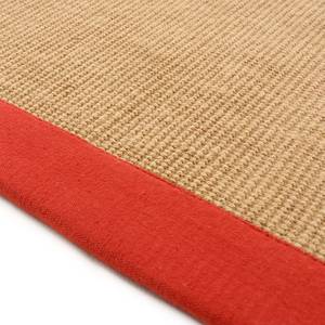 Tapis en jute Bafor Jute - Rouge - 200 x 290 cm