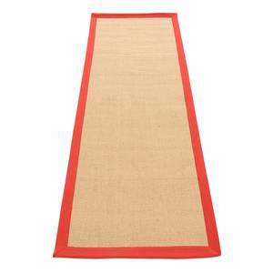 Jute loper Bafor jute - Rood - 70 x 200 cm