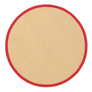 Tappeto di iuta rotondo Bafor Iuta - Rosso - Diametro: 200 cm