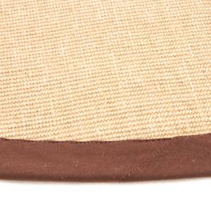 Jute vloerkleed Bafor rond jute - Bruin - Diameter: 160 cm