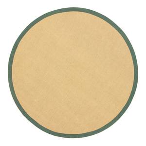 Tapis en jute Bafor rond Jute - Vert - Diamètre : 160 cm