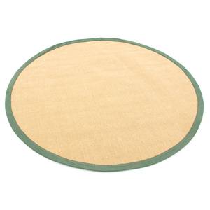 Tapis en jute Bafor rond Jute - Vert - Diamètre : 160 cm