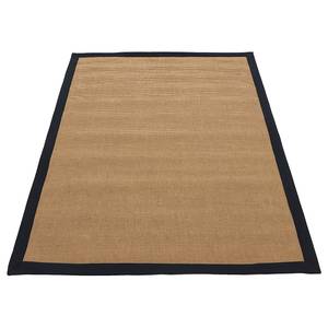 Jute vloerkleed Bafor jute - Zwart - 120 x 170 cm