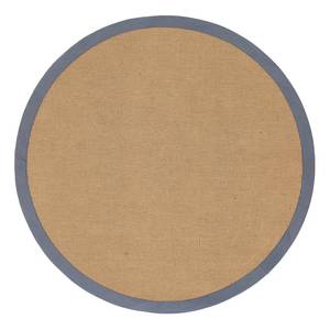 Jute vloerkleed Bafor rond jute - Grijs - Diameter: 160 cm