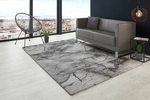 Tappeto a pelo corto Pico Poliestere -  Grigio - Grigio - 60 x 110 cm