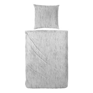 Feinbiber-Bettwäsche Woodland Baumwolle - 135 x 200 cm - Grau