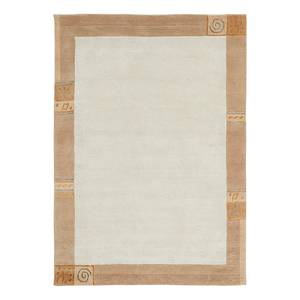 Wollteppich Sola Typ A Wolle - Beige / Weiß - 60 x 90 cm