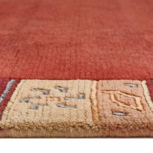 Tapis en laine Sola - Type A Laine / Rouge - Rouge - 40 x 60 cm