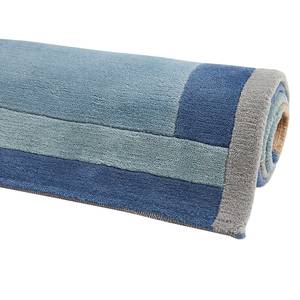 Tapis en laine Sola - Type A Laine - Bleu clair / Bleu foncé - Bleu clair / Bleu foncé - 40 x 60 cm