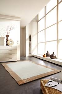 Tapis en laine Sola - Type A Laine - Beige / Blanc - Beige / Blanc - 200 x 250 cm