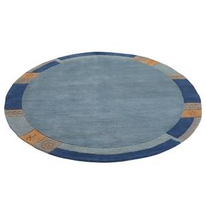 Tapis en laine Sola - Type B Laine - Bleu clair / Bleu foncé - Bleu clair / Bleu foncé