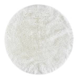 Tapis en fausse fourrure Alpa Polyester - Blanc - Blanc