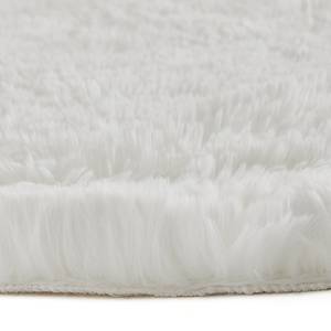 Tapis en fausse fourrure Alpa Polyester - Blanc - Blanc