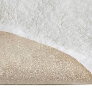 Tapis en fausse fourrure Alpa Polyester - Blanc - Blanc