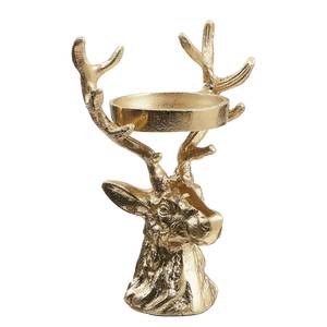 Stumpenkerzenhalter OH MY DEER Aluminium - Gold