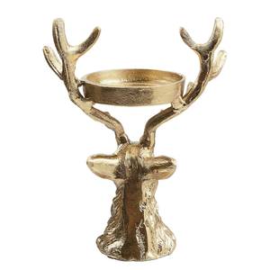 Stumpenkerzenhalter OH MY DEER Aluminium - Gold