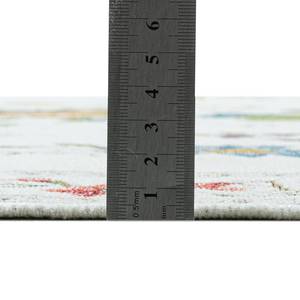 Laagpolig vloerkleed Flomi Sagrini textielmix - Crème - 200 x 290 cm
