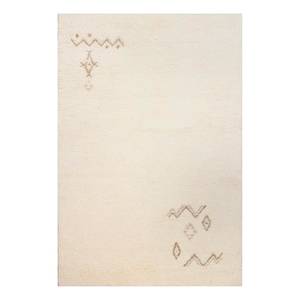 Tapis en laine Hadj 100 % laine vierge - Blanc - 200 x 300 cm