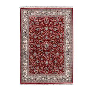 Wollteppich Benares Isfahan 100 % Schurwolle - Rot - 250 x 300 cm