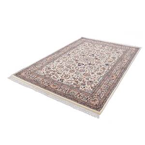 Wollen vloerkleed Benares Isfahan 100% scheerwol - Crème - 200 x 300 cm