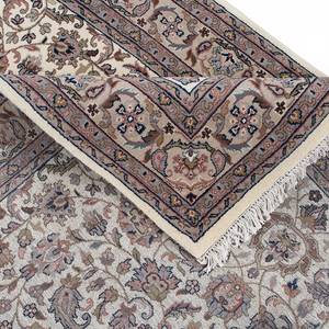 Wollteppich Benares Isfahan 100 % Schurwolle - Creme - 250 x 300 cm