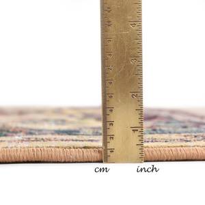 Laagpolig vloerkleed Gabiro 856 rond polypropeen - Beige - Diameter: 240 cm