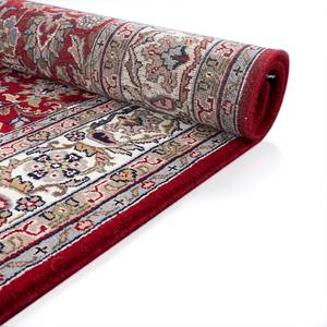 Wollteppich Benares Isfahan 100 % Schurwolle - Rot - 250 x 350 cm