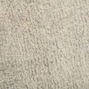Tapis en laine Hadj 100 % laine vierge - Sable - 200 x 250 cm