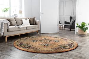 Tapis Gabiro 856 rond Polypropylène - Orange - Diamètre : 200 cm