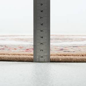 Wollen vloerkleed Dolna Rond 100% scheerwol - Beige - Diameter: 200 cm