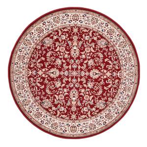 Wollen vloerkleed Dolna Rond 100% scheerwol - Rood - Diameter: 240 cm