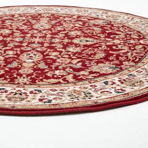 Wollen vloerkleed Dolna Rond 100% scheerwol - Rood - Diameter: 240 cm