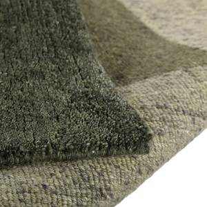Tapis en laine Dalas 100 % laine vierge - Vert - 250 x 300 cm