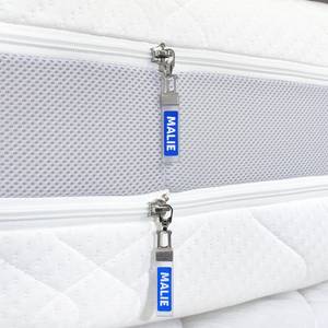 Matelas à ressorts ensachés Visco Dream 7 zones - 90 x 190cm - D2 souple