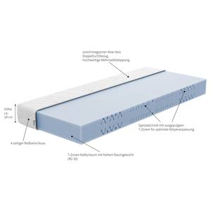 7-zones koudschuim matras XXL 160 x 200cm - H3 medium