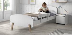 Kinderbett-Set Kiddy 4-teilig MDF - 90 x 200 cm - Weiß